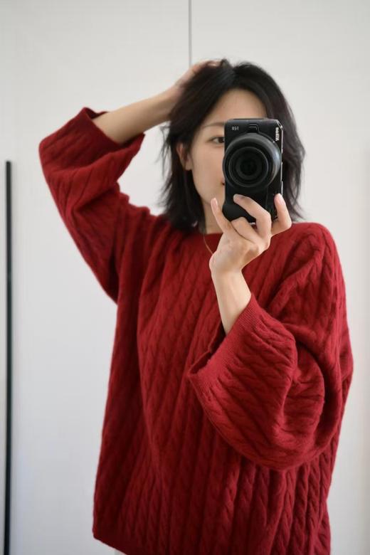 Tote*me拧花100%山羊绒老钱毛衣 商品图7