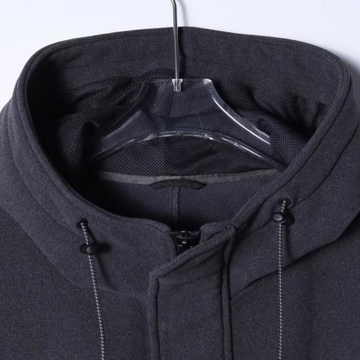 SDSA男士秋冬新款痞帅男装韩版磨白拼接松紧连帽夹克百搭时尚外套 商品图2