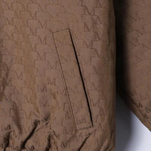 2293SDSA男士秋冬新款痞帅男装美式撞色拼皮立领夹克棉服百搭时尚外套 商品图3