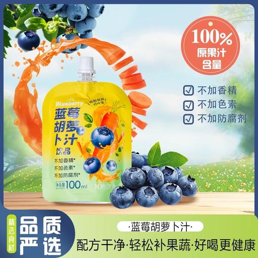 沫小言蓝莓胡萝卜汁 简单纯粹 来自大自然的花青素 商品图3