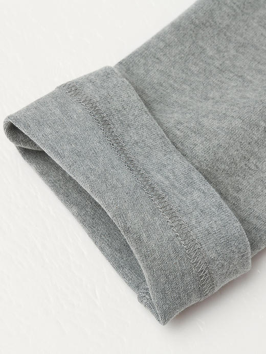 秋冬季新款灰色萌趣兔子印花长袖 T 恤 个性字母图案超吸睛 商品图4