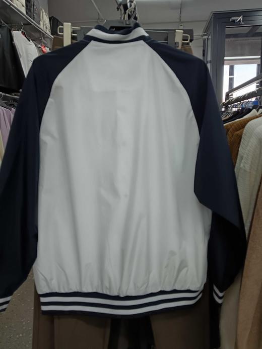 XY/安踏外套男女同款复古单夹克学院风运动户外宽松棒球服 152438607--1    雪花白色 商品图7