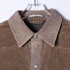 88208SDSA男士秋冬新款痞帅男装复古磨白纽扣翻领长袖衬衫百搭时尚衬衣 商品缩略图2