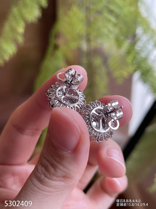 5302409，蛋面耳钉。具体价格微信咨询 商品图5