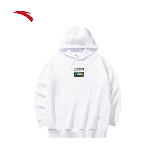 XY|【汤普森同款】安踏连帽卫衣男冬季新款套头衫运动上衣152431711-1 商品图0