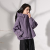 三彩2025冬季新款连帽棉服宽松棉衣休闲简约保暖夹棉外套短款S 商品缩略图2