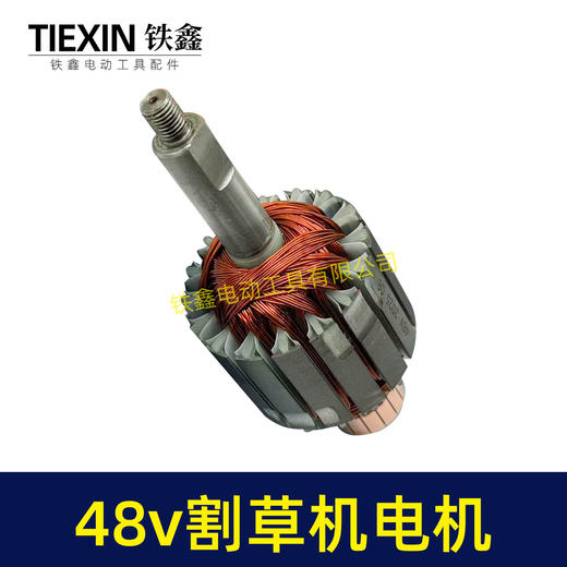【货号07608】48V割草机转子电动打草机电瓶割草机电机48V有刷电瓶车割草机电机 商品图1
