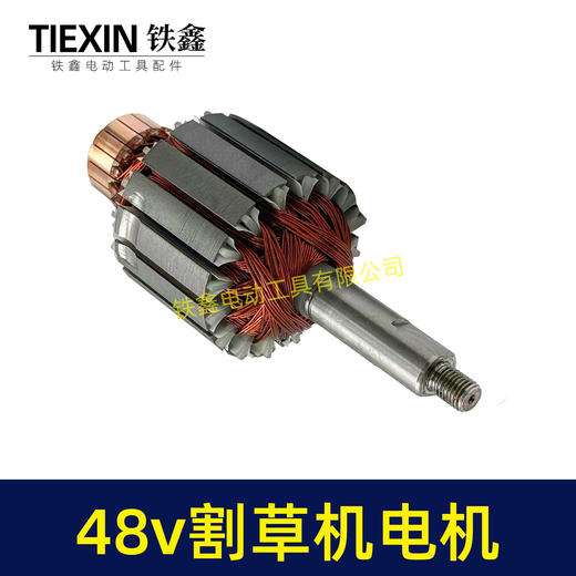 【货号07608】48V割草机转子电动打草机电瓶割草机电机48V有刷电瓶车割草机电机 商品图7