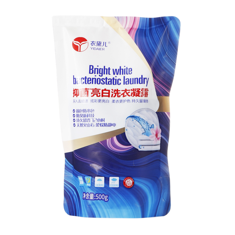 衣黛儿-深层洁净洗衣液500g袋装-强效去污