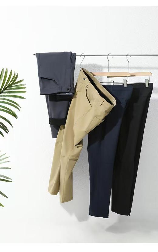 秋冬男户外软壳休闲裤商务百搭长裤 商品图1