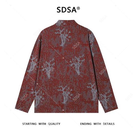 T4881SDSA男士秋冬新款痞帅男装撞色暗纹提花半高领长袖T恤百搭设计师 商品图5