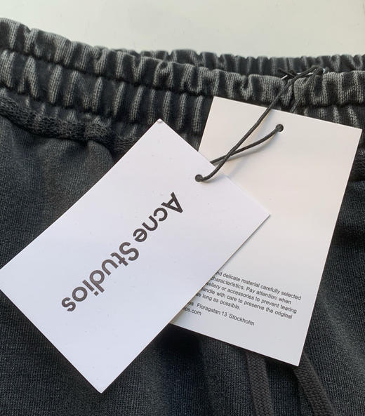 原版acne2025秋冬雪花洗阔腿裤哈伦裤 商品图7