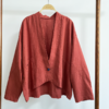 壁虎瑜伽【2510SY429】苎麻纱盘扣短开衫外套【5天发货】 商品缩略图7