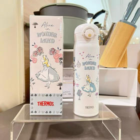 原单正品 THERMOS新品膳师，新品爱丽丝梦游仙境JNR500ml不锈钢保温杯子，原价298