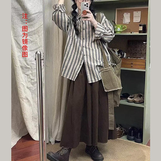 裁缝学苑AQ551森系马甲复古半身裙衬衫套装纸样女装三件套版型图纸 商品图3