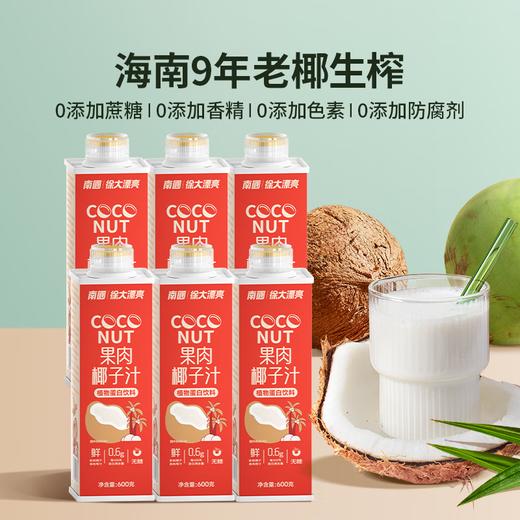 【分仓直发包邮】南国果肉椰汁600ml*6瓶（礼盒） 商品图1