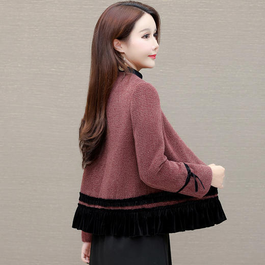 QYM L2542-Y洋气小香风外套时尚拼结休闲上衣 商品图2