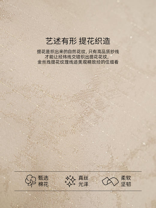 佳丽斯60支全棉轻奢简约纯色金丝四件套 商品图1