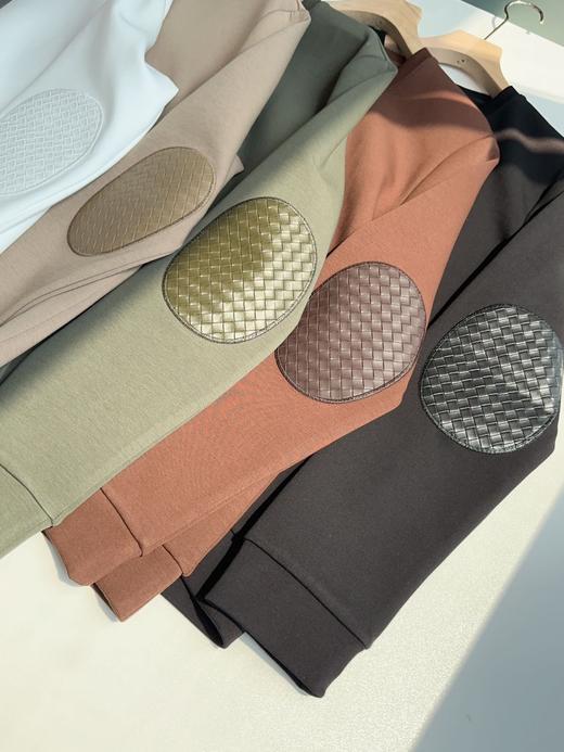 男士B家同款重磅AIR空气层编织拼皮卫衣 商品图7