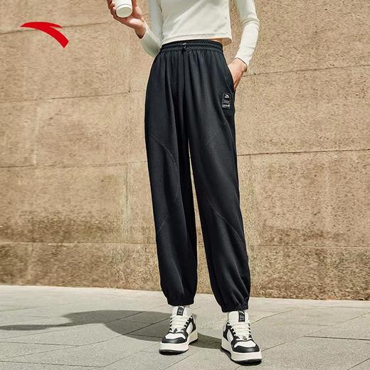 XY/安踏波浪裤运动长裤女秋季舞蹈裤潮流宽松透气针织长裤162438301 商品图1