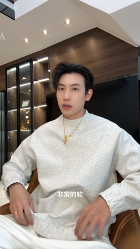 3055SDSA男士秋冬新款痞帅男装韩版简约压线圆领卫衣情侣百搭套头上衣