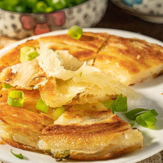 挑剔虎葱油饼 拒绝起酥油0反式脂肪酸 葱香四溢咸香酥脆 外酥里软 层层起酥 商品图1