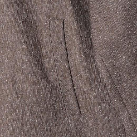 SDSA男士秋冬新款痞帅男装设计师撞色翻领拉链夹克倒三角时尚外套 商品图3