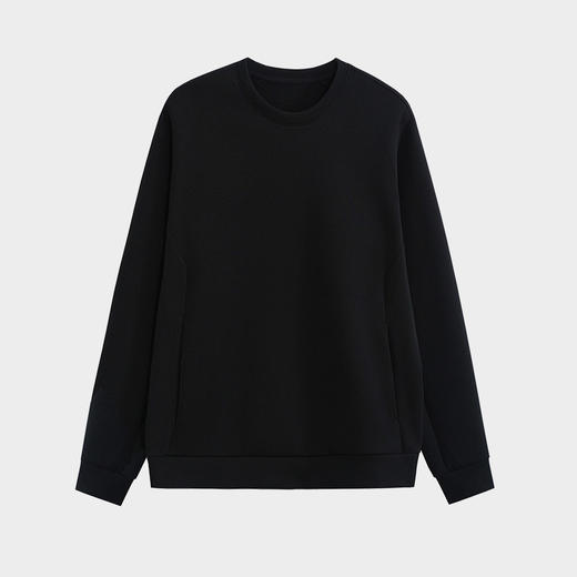 【加厚空气层卫衣】男士圆领套头卫衣  抗起球挺阔有型外穿卫衣上衣 商品图7