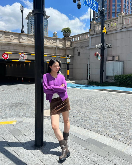 MO*CO 25新款羊毛针织开衫100405 商品图3