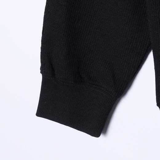 8607SDSA男士秋冬新款痞帅男装高级感纯色针织字母设计圆领卫衣百搭 商品图3