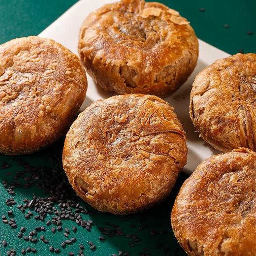 敲好吃！秒杀30个【馅料满满！荞麦粗粮】芝香浓郁，口口酥香，无加蔗糖荞麦黑芝麻酥饼手工烧饼千层饼传统零食办公室下午茶点心休闲早餐食品。rc 商品图2