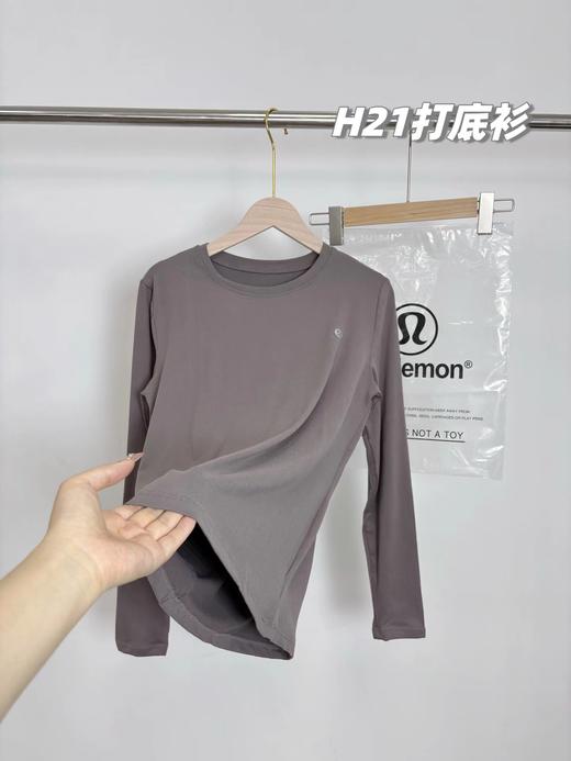 D100422一包3件装秋季新款圆领正肩薄款打底衫 商品图12