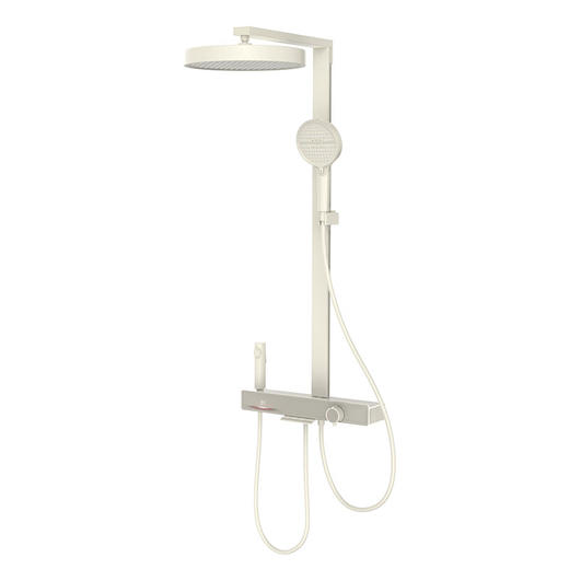 海尔（Haier）四功能恒温花洒全套钢琴按键智能数显枪灰色/奶白色淋浴花洒套装LD616H/LD616WH 商品图2