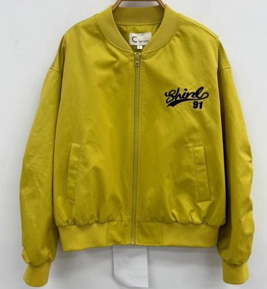 NC&棒球领绣字母风衣外套50820(黄）秋季 253060390321 商品图0