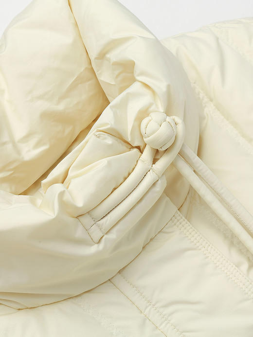 【秋冬叠穿利器】黑色立领羽绒马甲女 90 白鸭绒填充 宽松百搭无袖保暖背心外套 商品图3