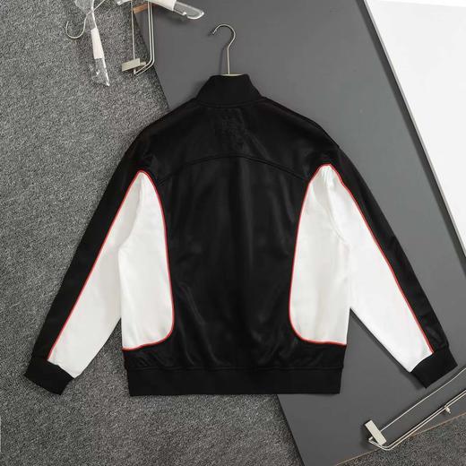 D100408拼色立领拉链夹克外套赛车服夹克 商品图9