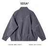 12553SDSA男士秋冬新款痞帅男装纯色重工刺绣字母拉链立领夹克高街百搭 商品缩略图5