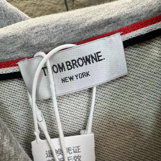 D100424秋冬款手臂四条杠针织毛圈连帽卫衣男女同款 商品图11