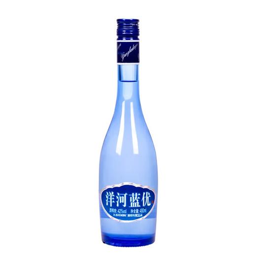 洋河大曲-蓝优42度绵柔浓香型白酒纯粮酿造口粮酒480ml 商品图0