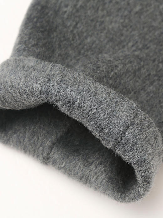 深灰色叠搭披肩毛呢外套女 秋冬时尚宽松短款 气质百搭毛呢大衣 商品图3