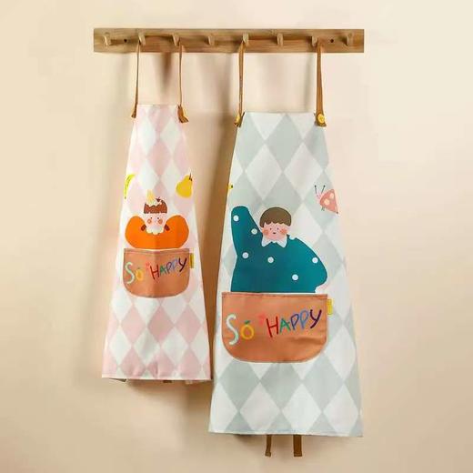 4楼Eubelle欧蓓 川岛屋亲子围裙厨房家用 新款防水防油 活动价：29.9-35.9元 商品图0