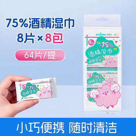 海氏海诺乙醇湿巾8包装