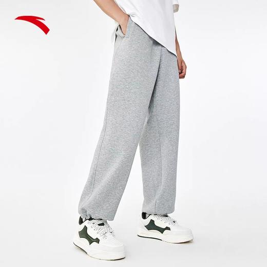 XY|安踏美式复古针织运动长裤男潮流百搭卫裤束脚休闲裤子152438307-1 商品图1