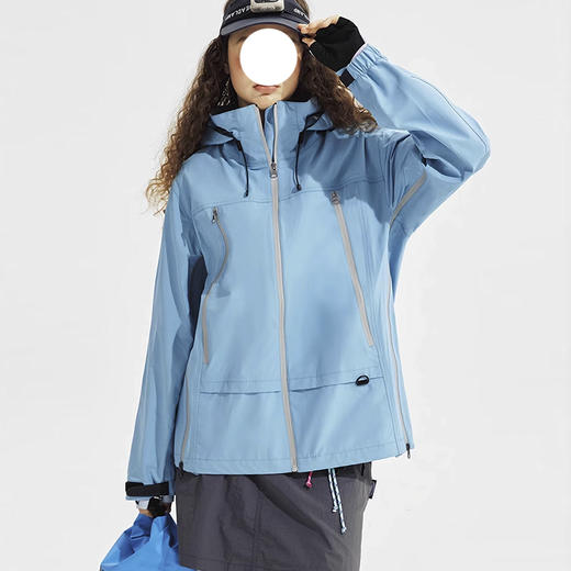 裁缝学苑QL12情侣款冲锋衣纸样羽绒服登山外套男款女装打版 商品图2