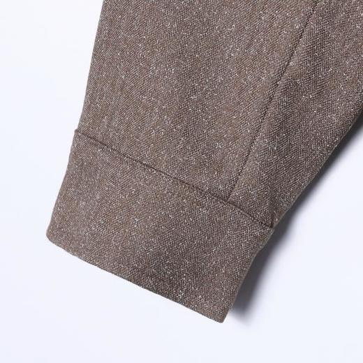 SDSA男士秋冬新款痞帅男装设计师撞色翻领拉链夹克倒三角时尚外套 商品图4