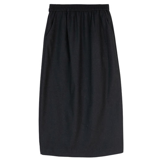 牧衣游原创 进口澳毛毛呢半裙黑色 限量福利款 渡边不支持会员折 商品图4