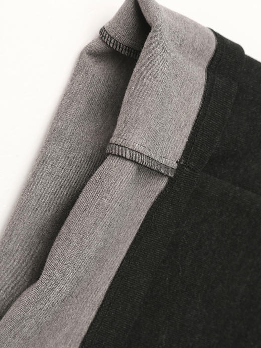 【加厚】深灰色阔腿裤女 秋冬垂感显瘦 高腰宽松直筒休闲拖地长裤 商品图4