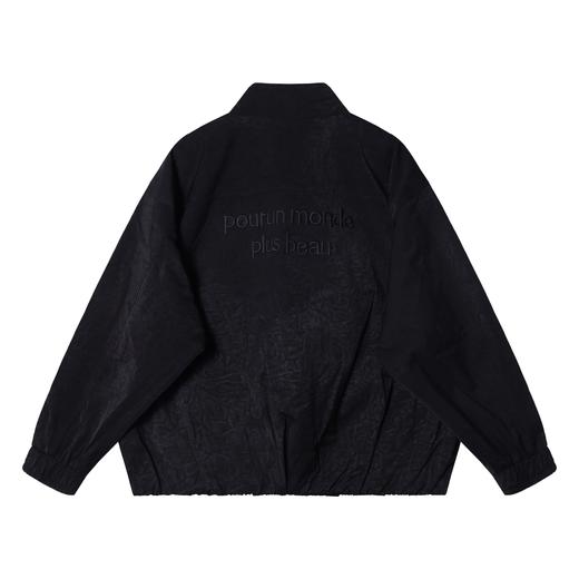 12553SDSA男士秋冬新款痞帅男装纯色重工刺绣字母拉链立领夹克高街百搭 商品图4