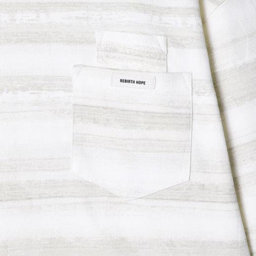 8625SDSA男士秋冬新款痞帅男装时尚扎染条纹拼接口袋设计圆领卫衣百搭 商品图3