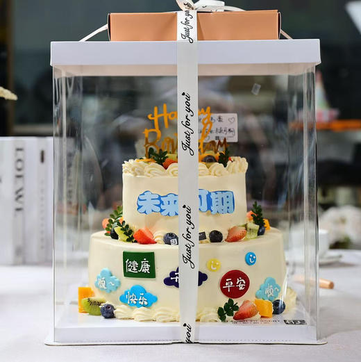 简约水果蛋糕，4磅起双层的，2磅和3磅单层的 商品图3